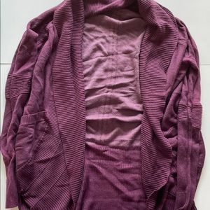 Lululemon wool cardigan burgundy